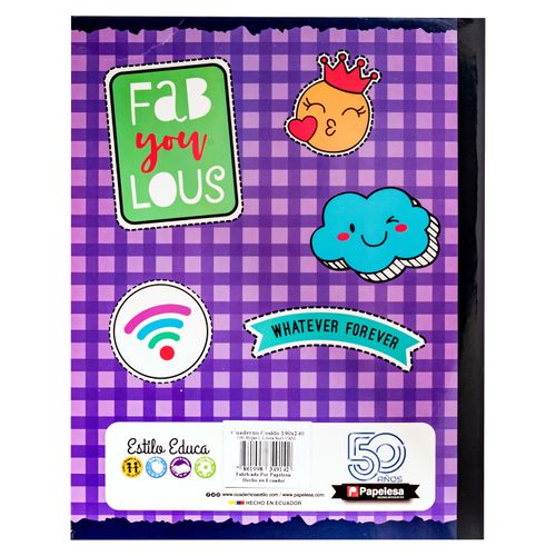 Cuaderno Estilo cosido grande surtido - 100 hojas