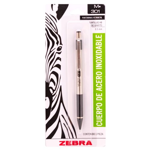 Lápiz mecánico Trito mina 0.5 mm zebra