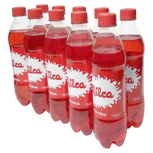 10 Pack De Refresco Milca Soda Roja -500ml