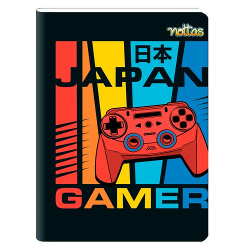 Cuaderno Nottas Cosido Grande Rayado Diseño Japon-100 Hojas