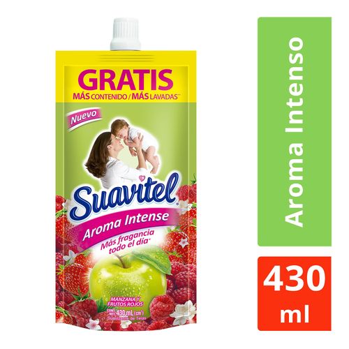 Suavizante de Telas Suavitel Aroma Intense Manzana y Frutos 430 ml