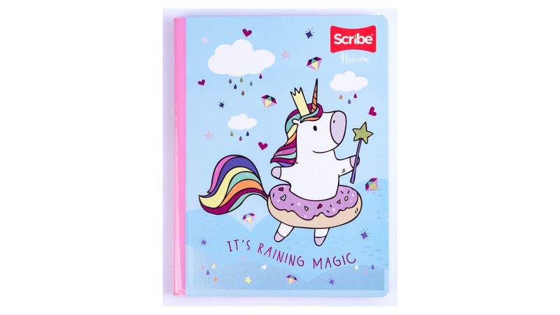 Comprar Cuaderno Scribe Cosido Grande Cuadriculado Unicorn-100