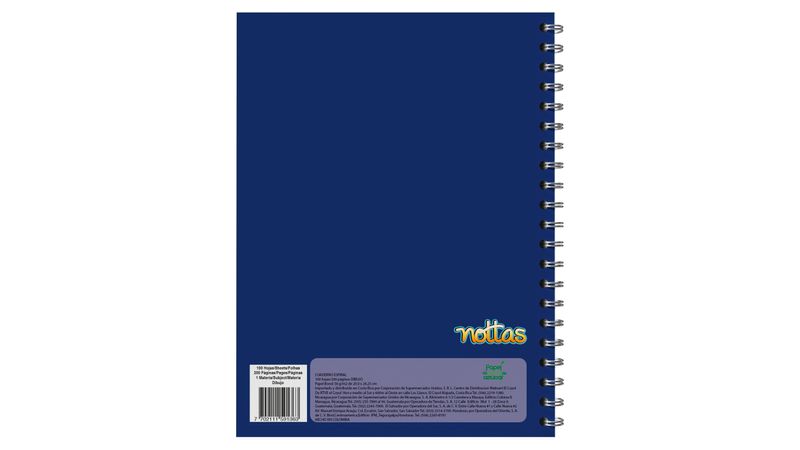 Cuaderno Nottas De Resortes Dibujo Surtido De Color- 100 Hojas