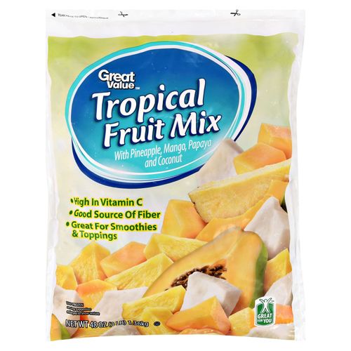Mezclas Great Value De Frutas Tropical Congeladas - 1360gr