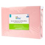 Msk-Set-Sabanas-3Pzas-Rosa-Lisa-Twin-3-4089