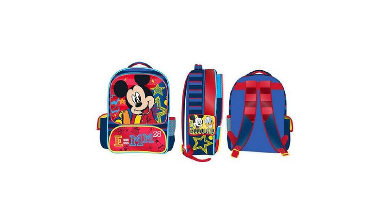 función máximo Amigo por correspondencia Mochila Escolar Mickey Mouse 13P