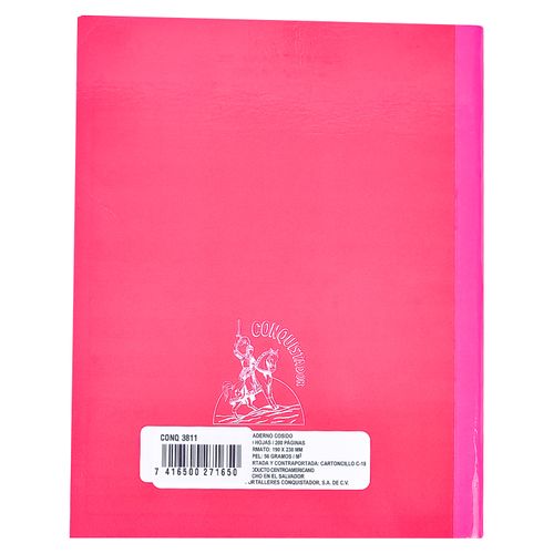 Cuaderno Conquistador Cosido- 200 Hojas