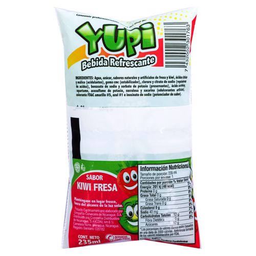 Bebida Yupi Sabor A Kiwi Fresa- 235ml