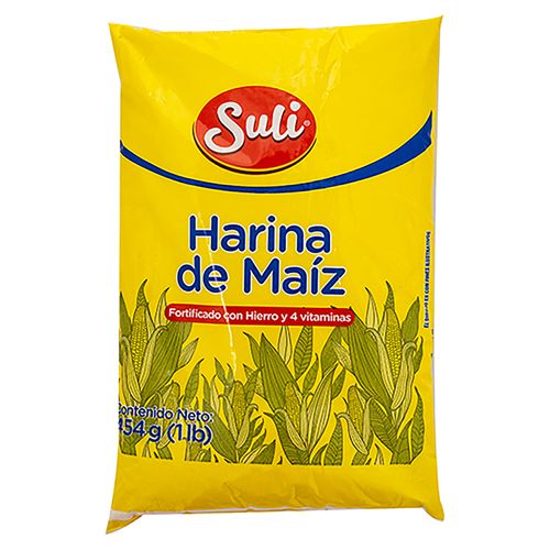 Harina Suli De Maíz Fortificado Con Hierro - 454 g