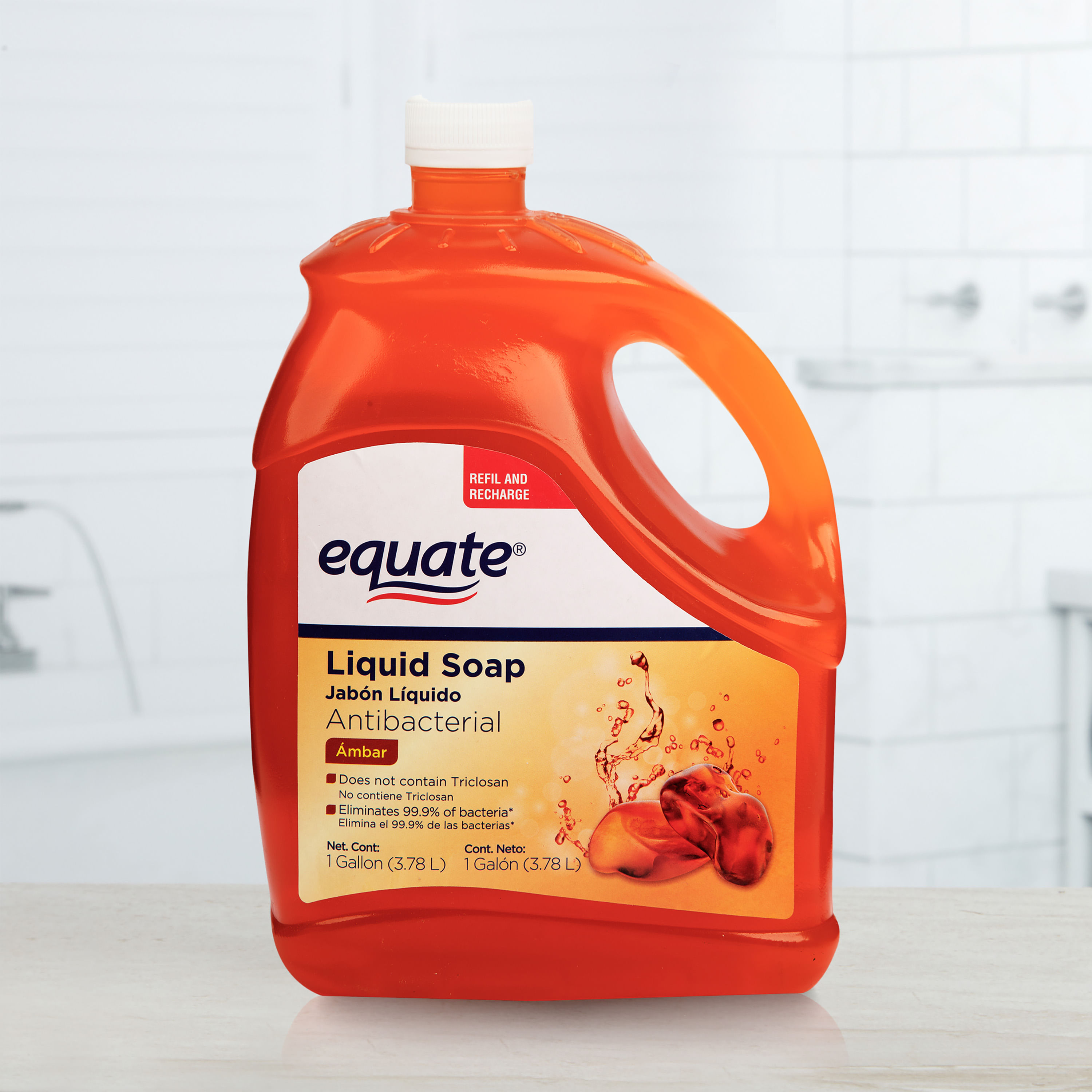 Jabón líquido para manos de 1 galón