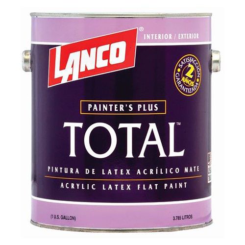 Pintura Lanco Total Latex Color Mandarina-1 Gal