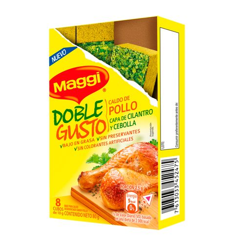 Cubito Maggi 2Ble Gusto Cilant Cebo 80Gr