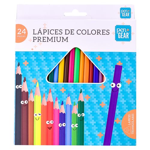 Lapices De Color Pen+Gear -24 Piezas