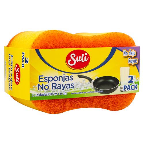 Esponjas Suli No Rayas 2 PACK - 2 Unidades