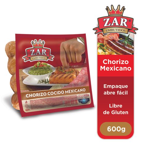 Chorizo Zar Mexicano Cocido- 600gr