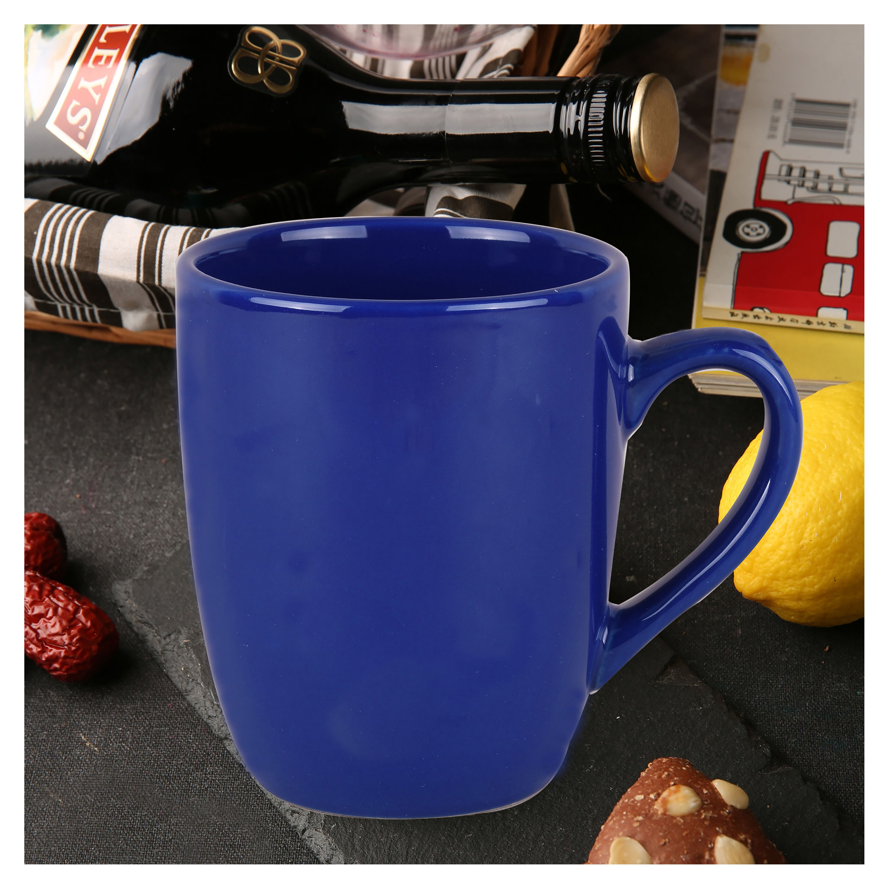 Taza Mainstays De Cerámica Colores Solidos 12oz