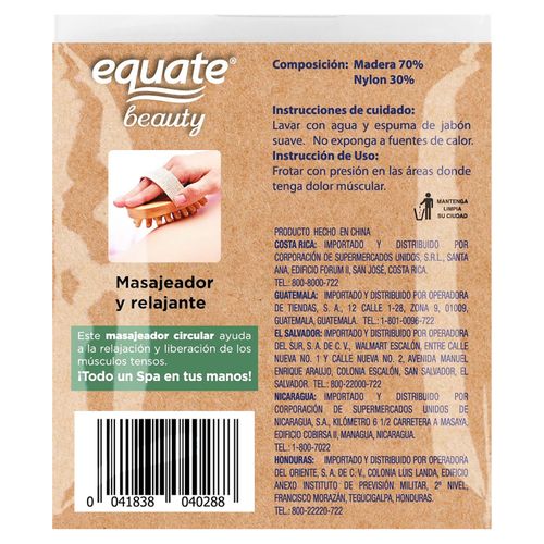 Equate Masajeador De Madera