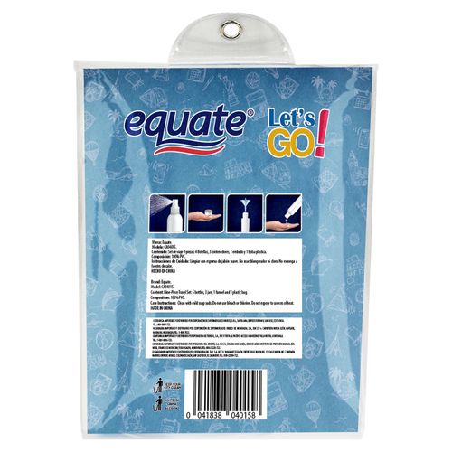 Set De Viaje Equate 4 Pc 1Ea