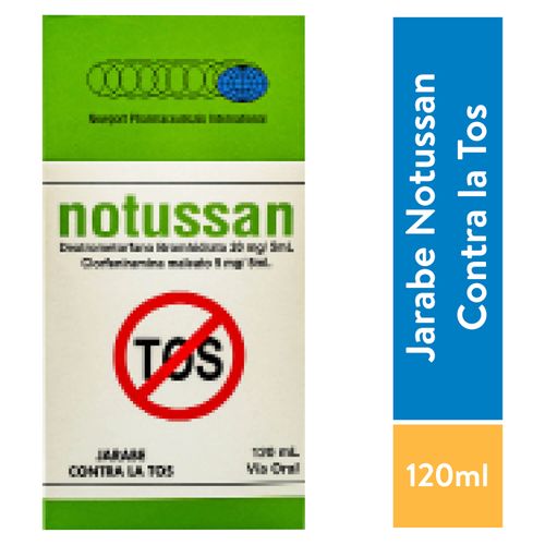 Jarabe Newport Para La Tos Notussan  120ml