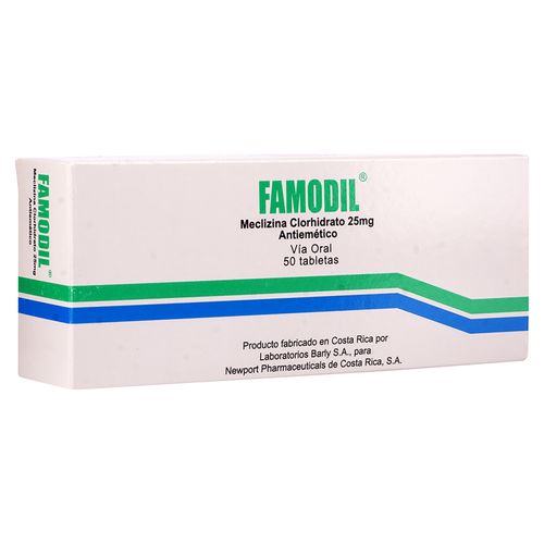 Famodil Newport 25Mg  X 50 Tabletas  -Precio indicado por Unidad-