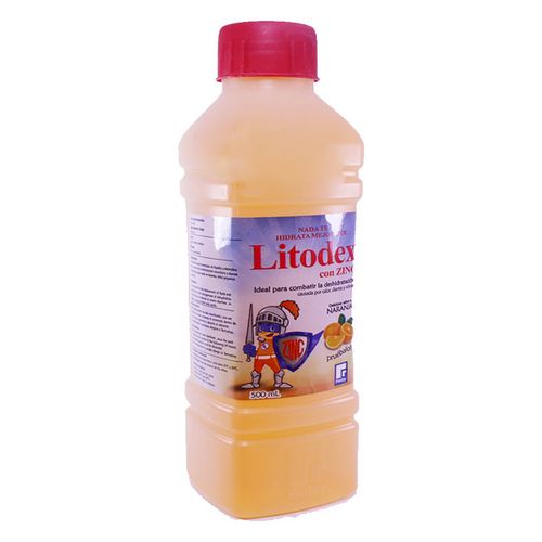 Suero Litodex Pediátrico Sabor Naranja 500ml