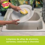 Esponja Limpieza Pesada Cuadrada Scotch-Brite® 3 Unidades