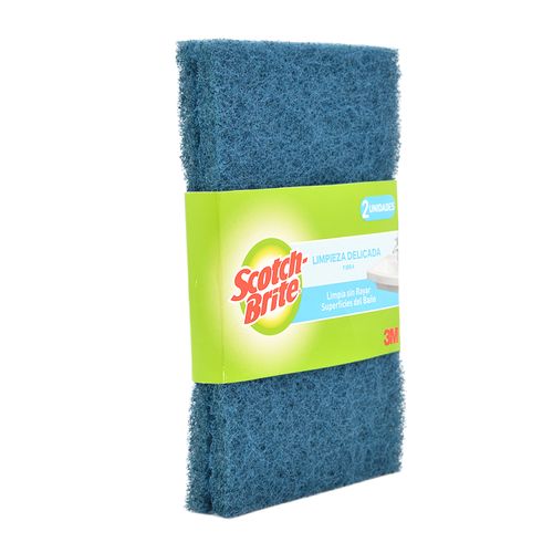 Fibra Limpieza Delicada Cero Rayas Baño Scotch-Brite® - 2 Unidades