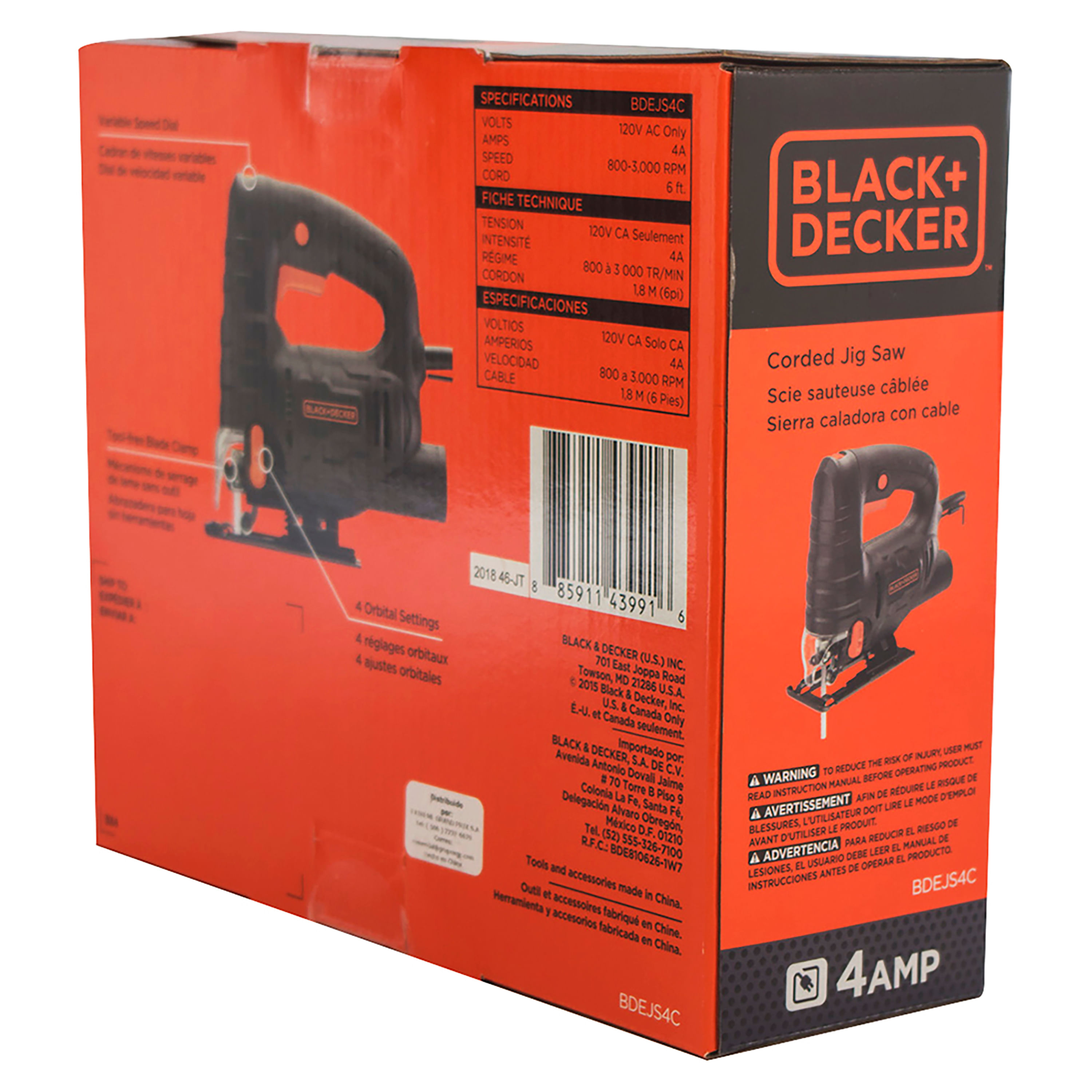 Comprar Sierra Caladora Black & Decker- 4 Amperios | Walmart Nicaragua
