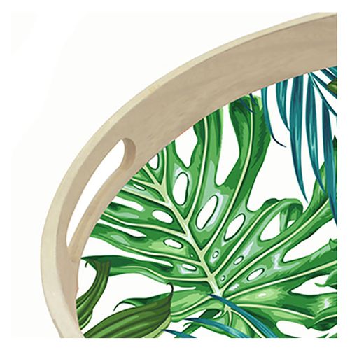 Azafate Mainstays Decorativo Diseno Hojas