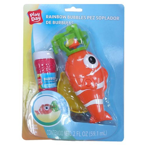 Burbujero Play Day con forma de pez - 59.1 ml