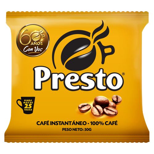 PRESTO® Café Instantáneo Bolsa 50g