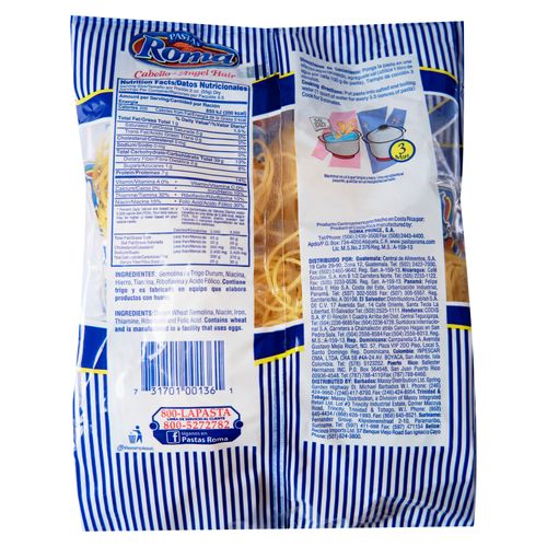 Pasta Roma Corta Cabellos - 250gr