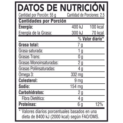 Atún Pacífico Azul con vegetales - 140 g