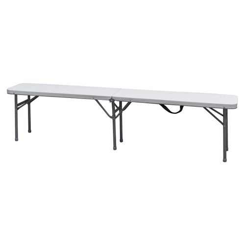Banca Mainstays  Plegable De Resina Blanca