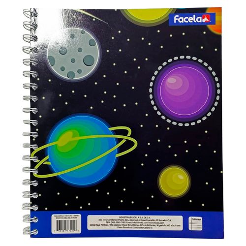 Cuaderno Espiral Facela