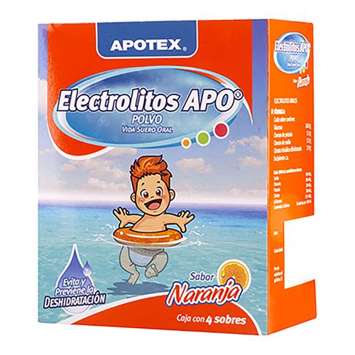 Electrolitos Apo Manzana X4 Sobres