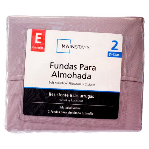 Mainstays Set De 2 Sobrefundas Lila