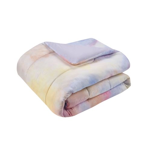 Edredon Mainstays Kids Tie Dye Twin Niña 3Pzs