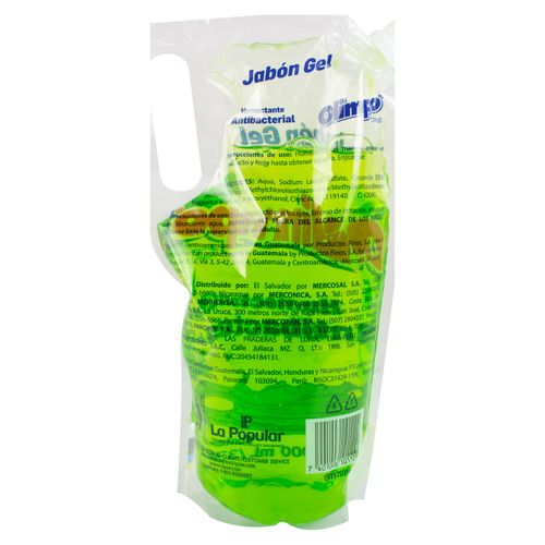 Jabón gel Olimpo humectante y antibacterial citrus - 1000 ml