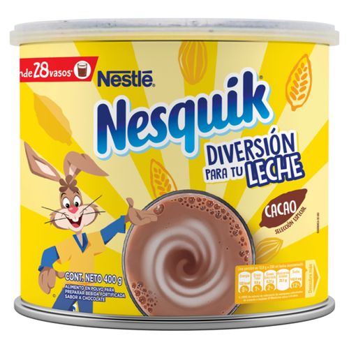 NESTLÉ NESQUIK Chocolate Bebida en Polvo Lata 400g