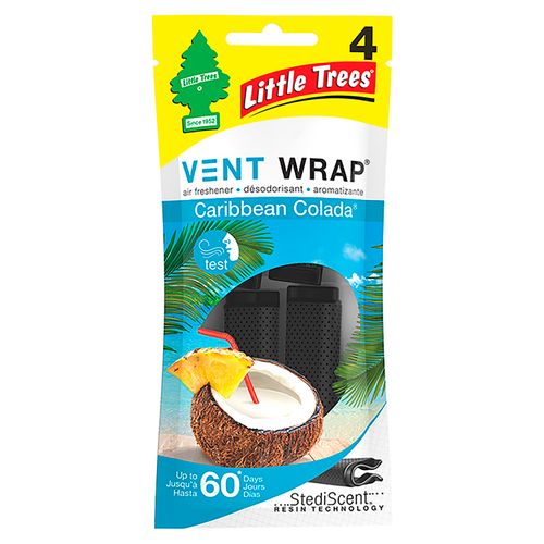 Aromatizante Vent Wrap caribean - 4 uds