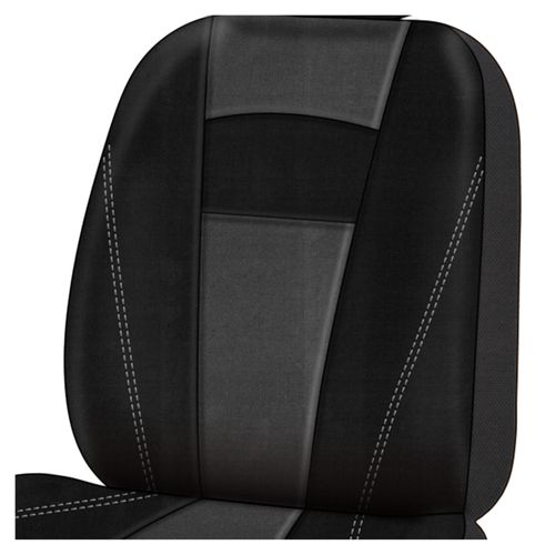 Set De Fundas Para Asiento Auto Drive Colores Negro Y Gris