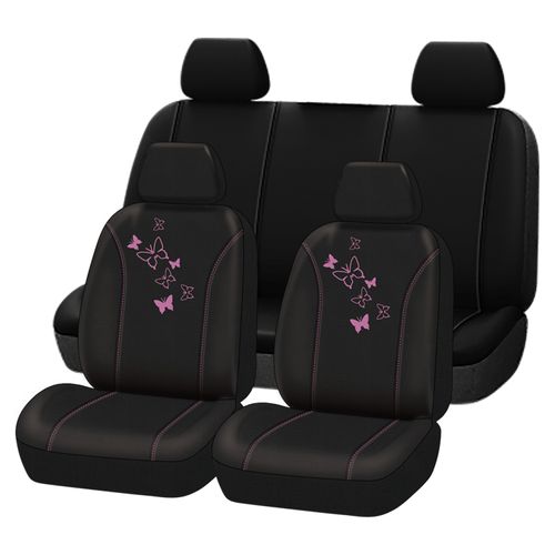  Cat® DuraDrive™ Funda de asiento de automóvil, Oxford negro, fundas  de asiento de lona resistente para autos, camiones, SUV, fundas de asiento  de coche de ajuste universal solo para asientos 