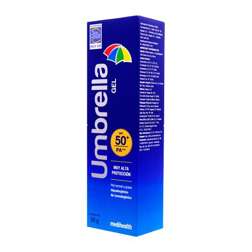 Protector solar Umbrella gel FPS 50 - 60 g