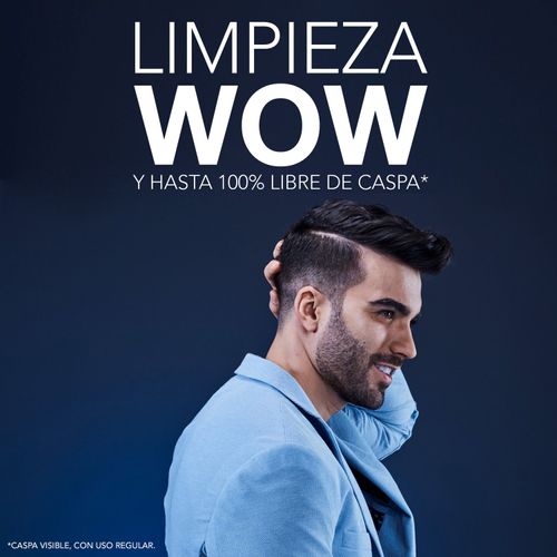 Shampoo Head & Shoulders 3en1 para Hombres 375ml