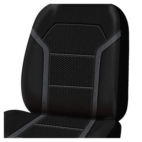 Set De Fundas Para Asiento Auto Drive  Colores Negro Y Gris