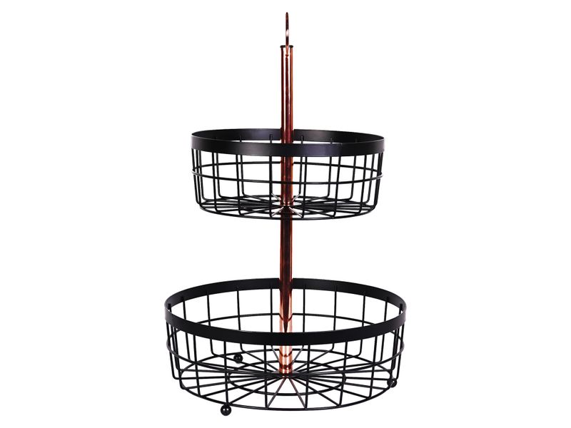 Frutero-Home-Trends-De-Metal-2-Niveles-Color-Negro-Dise-o-Cesta-2-17747