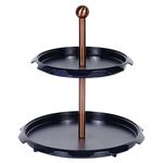 Soporte-Para-Postre-Home-Trends-De-Plastico-2-Niveles-Negro-Con-Oro-Rosa-6-17748