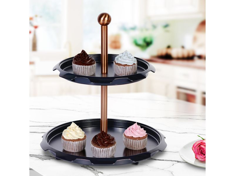 Soporte-Para-Postre-Home-Trends-De-Plastico-2-Niveles-Negro-Con-Oro-Rosa-7-17748