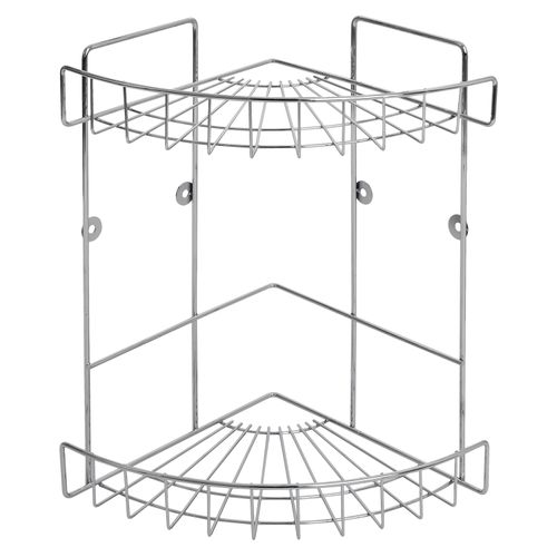 Organizador para baño Mainstays de acero cromado - 38 cm